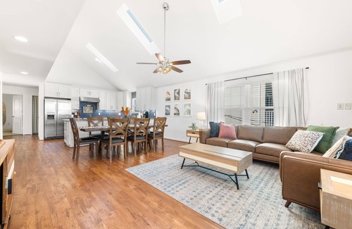Butler Beach House | 500 ft To Beach/Balcony Ocean Views/Hot Tub/Yoga Studio/Bikes/In-Law Suite