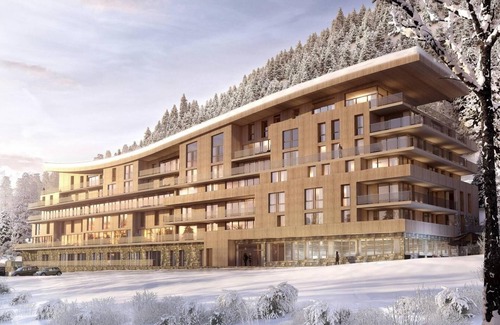 Arc-1600 Apartment | 50m from ski slopes, 1st floor, view valley, fitness, swimming pool, sauna, hammam, terrace, parking