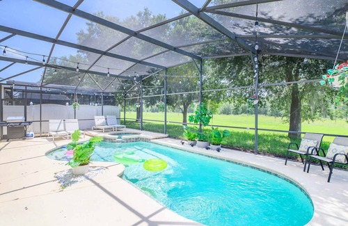 Legacy Park House | 5BR Home - Pool, Hot Tub, Games, and Near Disney!