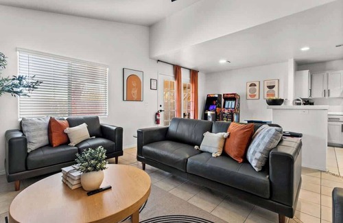 North Las Vegas House | 5BR Luxury Oasis w/Pool & Spa + Games and MORE!