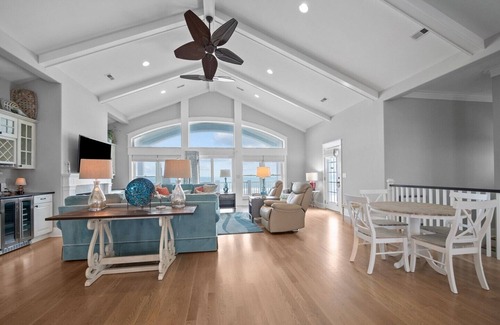 McCutcheon Field House | 5BR Oceanfront House on Topsail Island with Private Pool - Sleeps 14