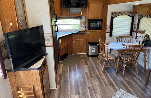 Forks House | 5th wheel on lot.