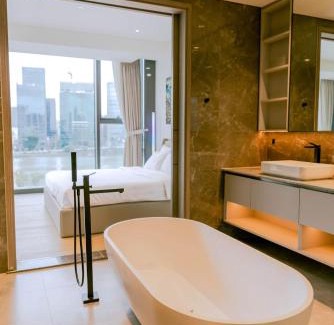 Thu Thiem Apartment | 6 star Celestial RiverVilla 4BR D1 180m Sky Panorama
