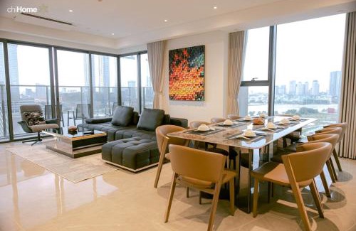 Thu Thiem Apartment | 6 Star SkyVilla 4Br 180m2 Riverfront D1 Panoramic