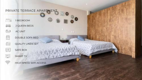 Historic Center House | 602 Private Terrace apt AC Rooftop