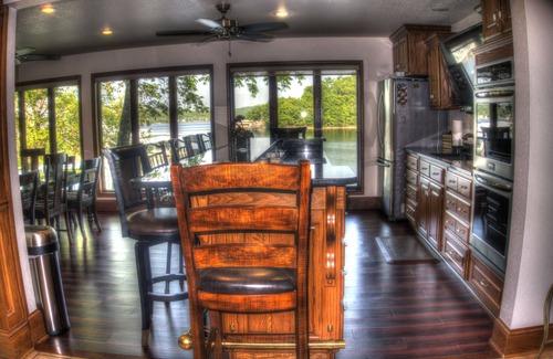 Camdenton House | 6100 sf, Beds for 32, Hot Tub, Theatre, Game Rm , Entertainers Dock, 310' Shore