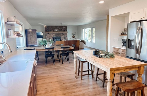 Brookline Station House | 75-Acre Luxury Farmstay- Farm Animals, Trails, Fishing, & Game Room