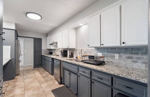 Central Oklahoma City House | 8BR Near Route 66 + Lake Overholser | Laundry Room & Pool Table #08