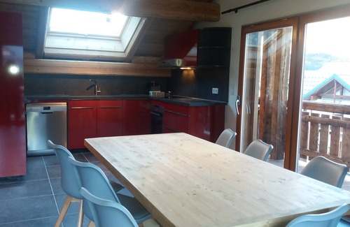 Valloire Apartment | 95 m2 le col du Galibier 4* for 7 people in the center of Valloire