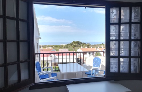 Son Bou Apartment | A 5-minute walk to Son Bou beach, with beautiful sea views!