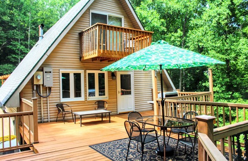 French Lick House | A Cozy A-Frame near Patoka Lake and French Lick