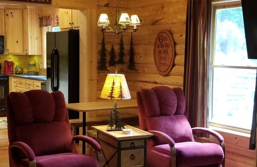 Creston Cabin | A Dream by the Stream-Log Cabin on 10 private acres, pond, stream, dog friendly!