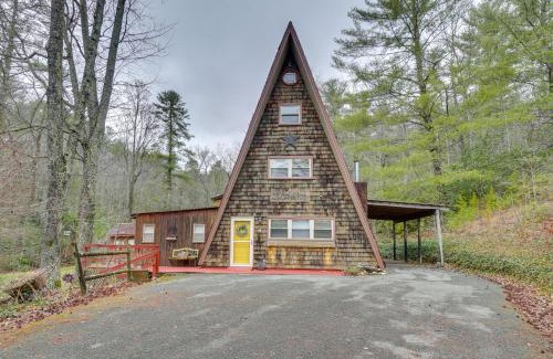 Tellico Plains House | A-Frame Cabin with Spacious Yard in Tellico Plains!
