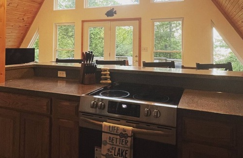 Cadiz House | A getaway in the A-frame on the lake. Life is great by the lake!
