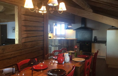 Hauteluce Ski Chalet | A hidden paradise with 10-seat Jacuzzi and outdoor sauna, beautiful view