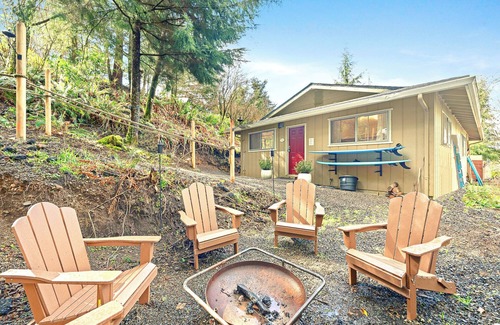 Bay City House | A quiet, family friendly, surf cabin, near beach.