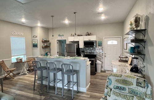 Galveston House | A Salty Air Retreat just steps away from the Gulf of Mexico