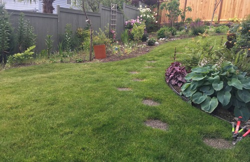 Northeast Tacoma House | A Sound view with hot tub.