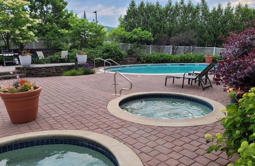 Stratton Mountain Condo | A Village location, Swimming Pool, Hot Tub & Sauna