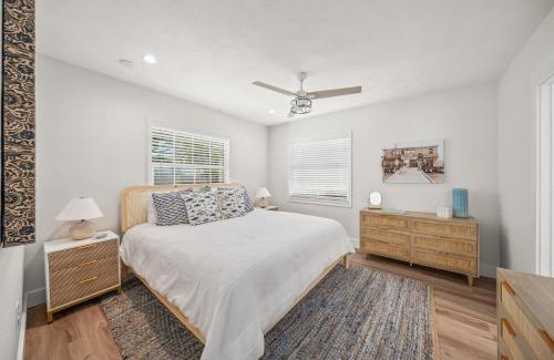 Anna Maria House | A Wave From It All - New Luxury Renovated Home Heated Pool Cabana Hammock Walk to Beach