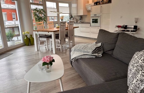 Sahlenburg Apartment | A2.5 - Exclusive, beautiful apartment with round balcony for 4 persons -