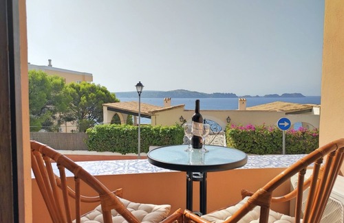 Peguera Apartment | A3023 Apartment with sea view for 2 people in Cala Fornells