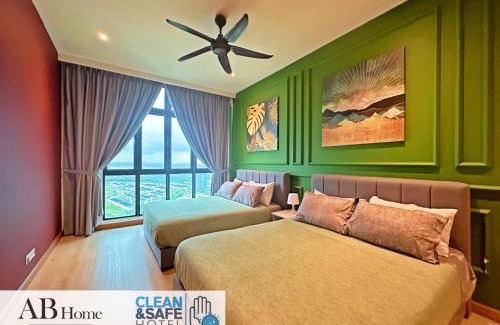 Masai Apartment | ABHOME "ART MUSEUM SUITE" #GreenHaven #360"City & Sea View #Masai #JB