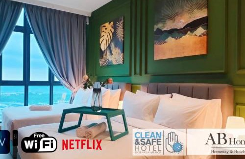 Masai Apartment | ABHOME "ART MUSEUM SUITE" #GreenHaven #360"City & Sea View #Masai #JB