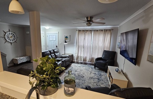 Trenton Condo | Acadia Villas! 2A Lexi: A private neighborhood nestled in the woods.