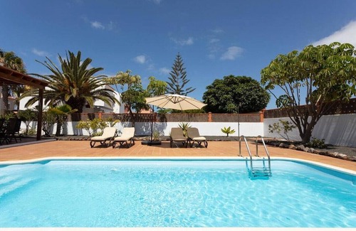 Santa Cruz de la Palma Villa | Accommodation with beautiful views of the sea and the desert Swimming pool BBQ WIFI
