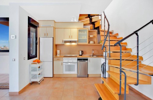 La Oliva Villa | Accommodation 'Casa Bonita Lajares Fuerteventura' with Sea View, Shared Pool and Wi-Fi