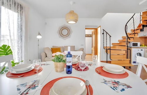 La Oliva Villa | Accommodation 'Casa Bonita Lajares 2' with Shared Pool, Private Terrace and Wi-Fi