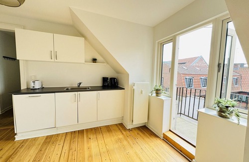 Randers Apartment | aday - 1 bedroom balcony apartment on the pedestrian street in Randers