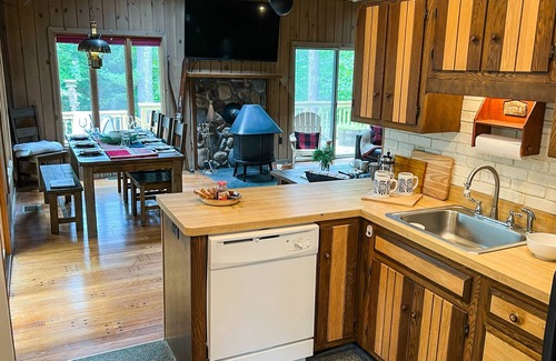 Jay Ski Chalet | ADK Riverfront Home - Ski Whiteface, Near Lake Placid