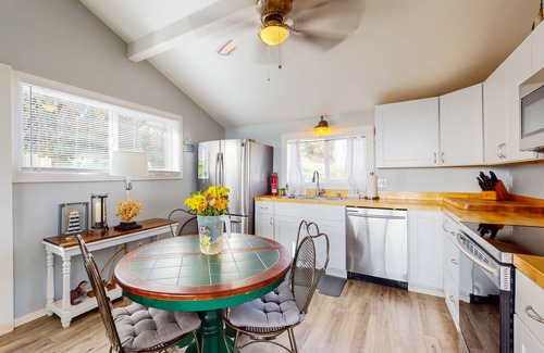 Port Orford House | Adorable, nautical-themed home w/a private hot tub & ocean views