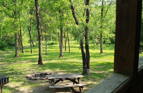 Luray Cabin | Adorable river front cabin ,with hot tub on the River