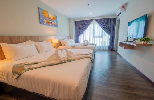 Tanjung Aru Apartment | Aeropod Suites - Deluxe Family - by J-Residences