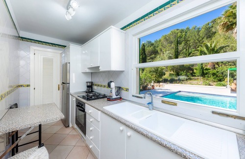 Arta Villa | Air-Conditioned House "Santa María" with Mountain View, Pool, Garden and Wi-Fi