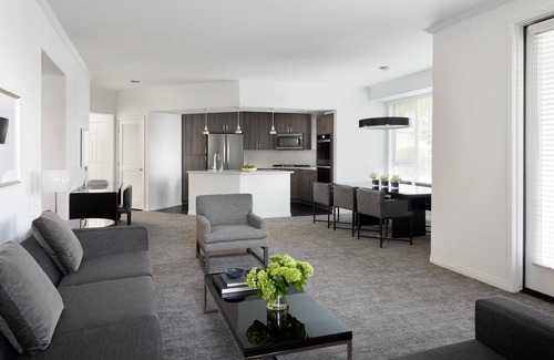 Beverly Hills Apartment | AKA Residences Spacious Premium Suite w/Full Kitchen, Private Patio & WiFi