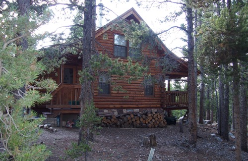 Black Hawk House | Alice's Acres- cozy log home in the woods, close to Nederland and Black Hawk