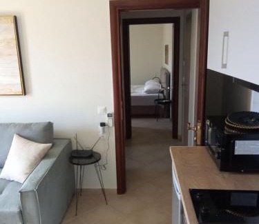 Kokinos Pirgos Apartment | Alkioni Suites, beachfront, with mountain view