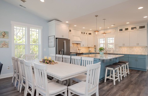 Yaupon Beach House | All Decked Out: Spectacular Home with Pool, Elevator, Ample Outdoor Living Space