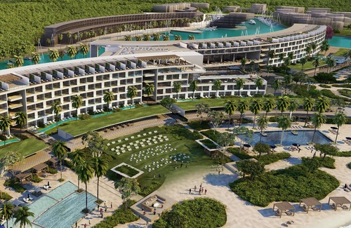 Puerto Juarez House | All-inclusive: Vibrant Beachfront Resort w/Rooftop Jacuzzis & Ocean View