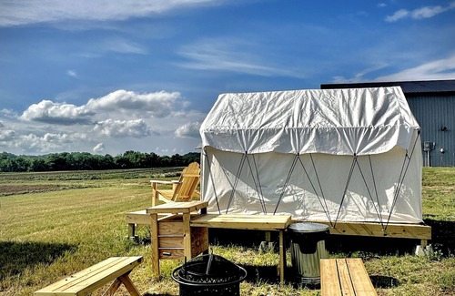 Spring Hill RV Rental | Allenbrooke Farms Glamping Tent 1