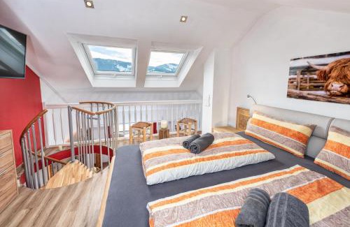 Oberstaufen Apartment | Alpenliebe-mit Bergblick