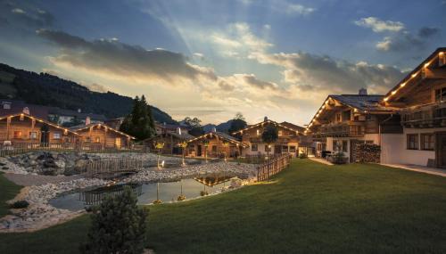 Oberjoch Cabin | Alpin Chalets Oberjoch - Luxus Unterkunft mit privatem SPA und Zugang zu 3000 qm SPA Panoramahotel Oberjoch