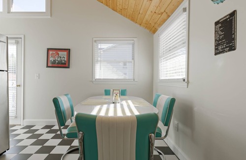 Helen House | Alpine River Suites #503 - Cozy 50's Themed Condo Overlooking River in Downtown