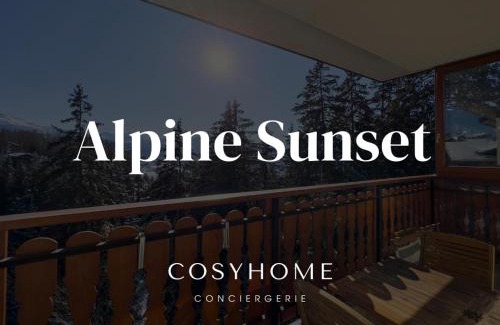 Lens Apartment | Alpine Sunset l Attique l Golf l By CosyHome
