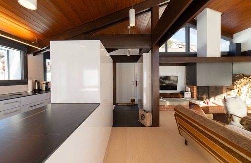 Wildhaus Apartment | Alpstern holiday loft in a prime location near the Wildhaus valley station.