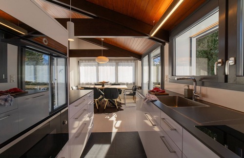 Wildhaus Apartment | Alpstern holiday loft in a prime location near the Wildhaus valley station.